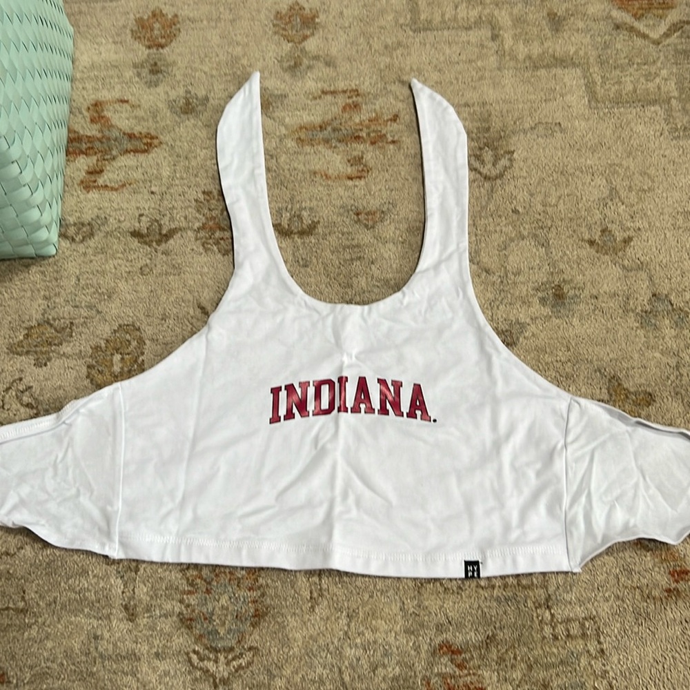Hype and vice neck and back tie tank top - Indiana university from hype and vice